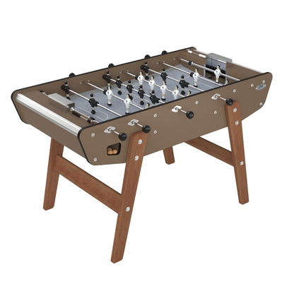 Baby-foot d'extérieur Stella Home Outdoor coloris taupe, une finition élégante et intemporelle pour une terrasse moderne.