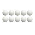 Balle de Baby-Foot en plastique blanche x10