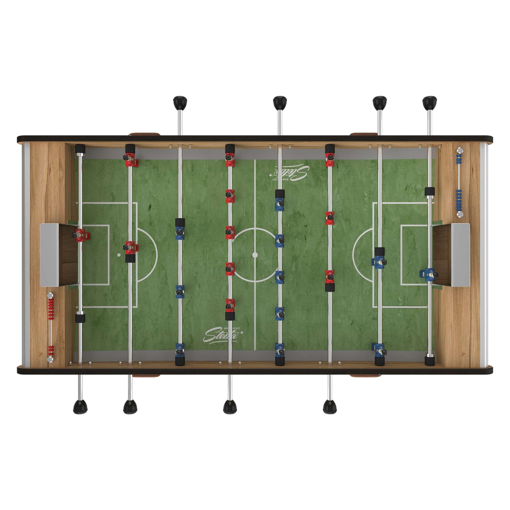 Vue aérienne du tapis de jeu du Stella Home Outdoor chêne, conçu pour un contrôle optimal et une durabilité face aux UV.