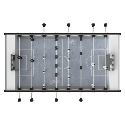 Vue aérienne de la surface de jeu du Stella Champion Outdoor, conçu pour résister aux intempéries, à l'humidité et aux UV.